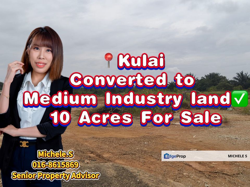 Taman Industri Kulai 10 Acres Land already Convert to Medium Industry For Sale, Johor, Kulai