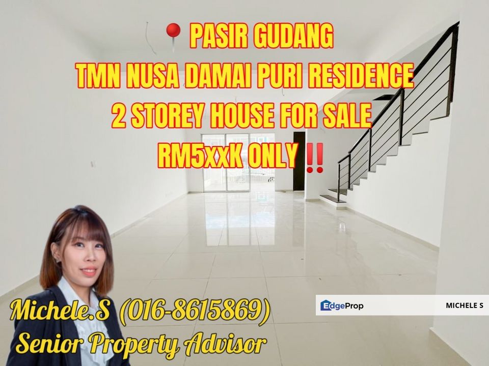 Pasir Gudang Taman Nusa Damai Puri Residence 2 Storey House For Sale ...