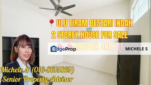 Ulu Tiram Bestari Indah Double Storey House For Sale, Johor, Ulu Tiram