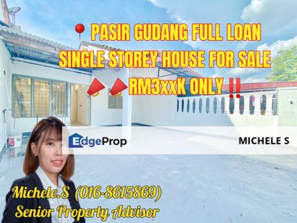 Pasir Gudang Full Loan Single Storey House For Sale, Johor, Pasir Gudang