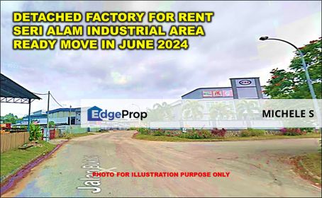 Seri Alam Big Detached Factory For Rent , Johor, Masai