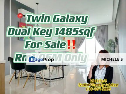 JB Town Twin Galaxy Dual Key Condo For Sale , Johor, Johor Bahru