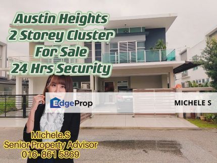 Austin Height Cluster 24Hr Security House For Sale, Johor, Johor Bahru