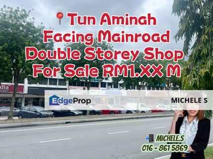 Taman Universiti Shop Facing Mainroad For Sale, Johor, Skudai