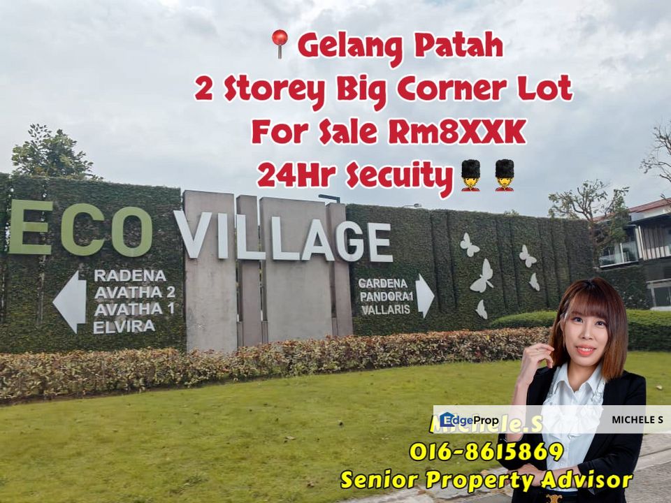 Gelang Patah Corner Big Double Storey 24Hr Security For Sale, Johor, Gelang Patah