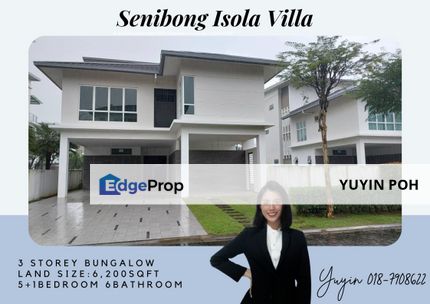 Senibong Isola Villa 3 storey Bungalow Big Size, Johor, Masai