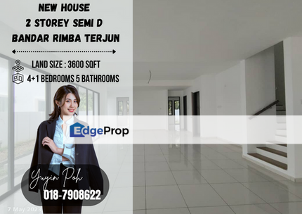 New House 2 Storey Semi D @ Bandar Rimba Terjun, Johor, Pontian