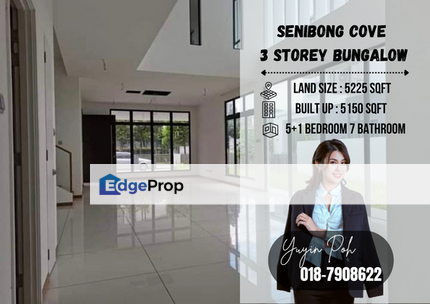 Senibong Cove 3 Storey Bungalow, Johor, Masai