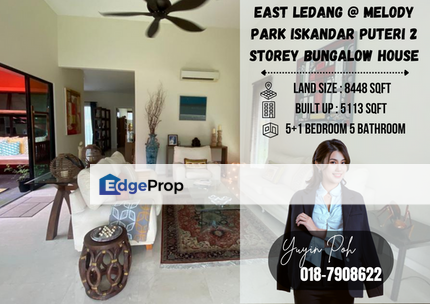 East Ledang @ Melody Park Iskandar Puteri 2 Storey Bungalow House, Johor, Nusajaya