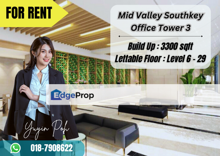 Mid Valley Southkey Office Tower 3, Johor, Johor Bahru