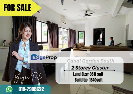 Canal Garden South 2 Storey Cluster , Johor, Horizon Hills