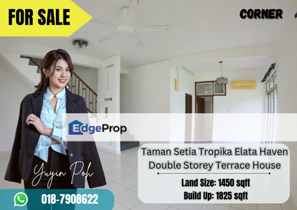 Taman Setia Tropika Elata Haven Double Storey Terrace House , Johor, Johor Bahru