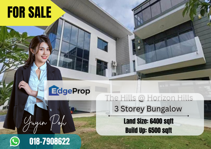 The Hills @ Horizon Hills 3 Storey Bungalow , Johor, Nusajaya