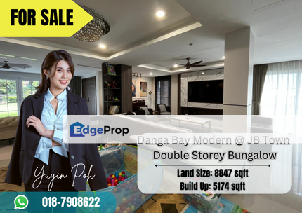 Danga Bay Modern @JB Town Double Storey Bungalow , Johor, Johor Bahru