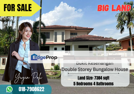 Bukit Kesenangan Double Storey Bungalow House , Johor, Johor Bahru