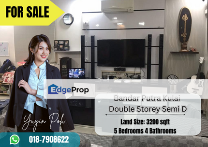 Bandar Putra Kulai Double Storey Semi D, Johor, Kulai