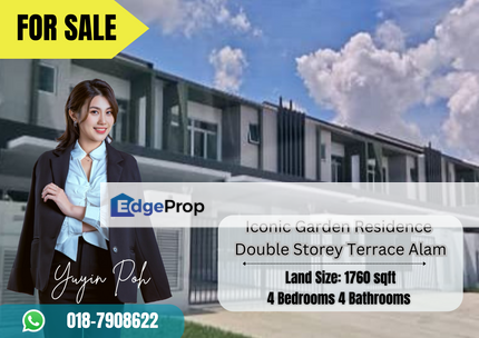 Iconic Garden Residence Double Storey Terrace , Johor, Johor Bahru