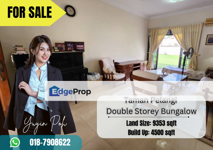 Taman Pelangi Double Storey Bungalow, Johor, Johor Bahru