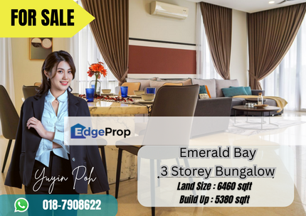 Emerald Bay 3 Storey Bungalow , Johor, Johor Bahru