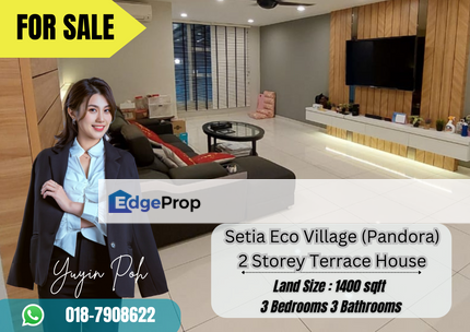 Setia Eco Village (Pandora) 2 Storey Terrace House , Johor, Gelang Patah