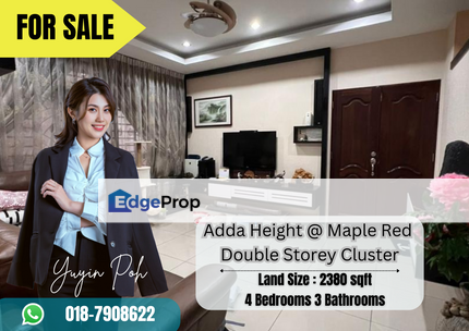 Adda Height @ Maple Red Double Storey Cluster, Johor, Johor Bahru