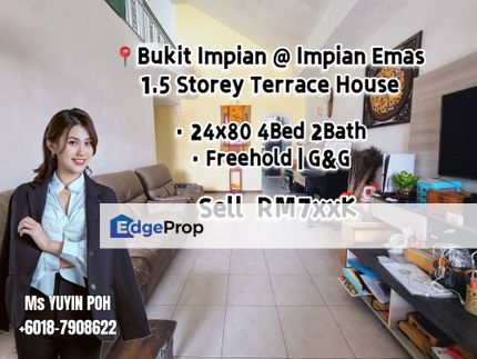 Bukit Impian @ Impian Emas 1.5 Storey Terrace House Renovated , Johor, Skudai
