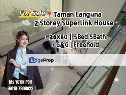 Taman Laguna @ Perling 2 Storey Superlink House , Johor, Johor Bahru