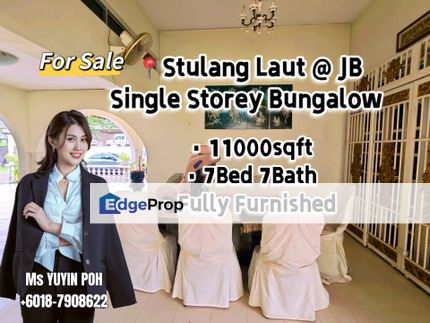 Stulang Laut @ JB Single Storey Bungalow , Johor, Johor Bahru