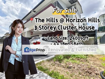 The Hills @ Horizon Hills 3 Storey Cluster House , Johor, Nusajaya