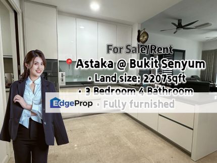 The Astaka @ 1 Bukit Senyum 3 Bed 4 Bath fully furnished for Rent, Johor, Johor Bahru