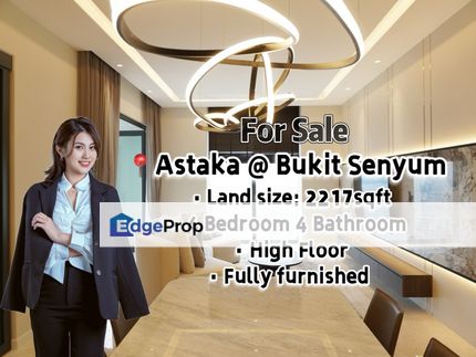 The Astaka @ 1 Bukit Senyum High Floor Fully Furnished for Sale, Johor, Johor Bahru