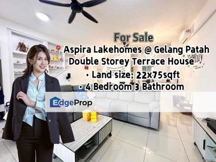 Aspira Lakehome @ Gelang Patah 2 Storey Terrace House, Johor, Gelang Patah