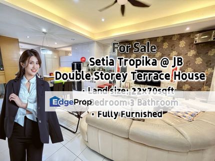 Taman Setia Tropika @ JB Double Storey Terrace House, Johor, Johor Bahru