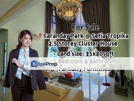 Caranday Park @ Setia Tropika Double Storey Cluster House, Johor, Johor Bahru