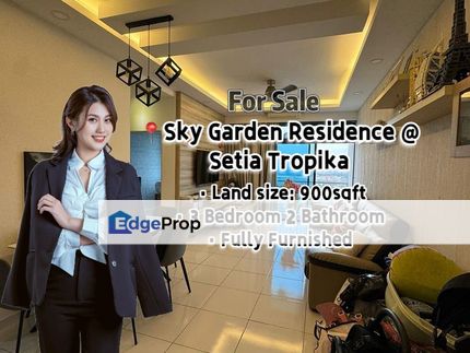 Sky Garden Residences @ Setia Tropika High Floor full furnished , Johor, Setia Tropika