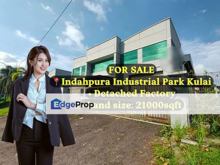Indahpura Industrial Park Kulai Detached Factory for Sale, Johor, Kulai