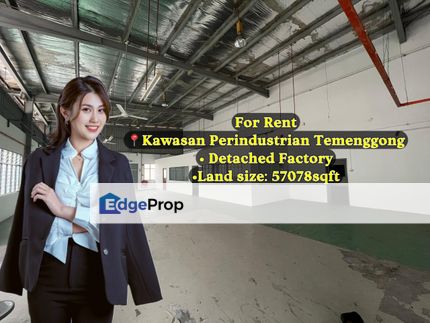 Kawasan Perindustrian Temenggong @ Tampoi Detached Factory for Rent, Johor, Johor Bahru