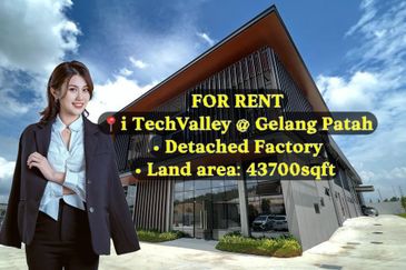 i-TechValley @ Gelang Patah Detached Factory for Rent