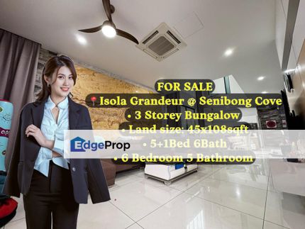 Isola Grandeur @ Senibong Cove 3 Storey Bungalow House, Johor, Masai