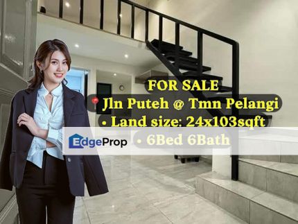 Jalan Puteh @ Taman Pelangi Single Storey Terrace House, Johor, Johor Bahru