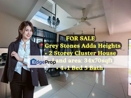 Grey Stones Adda Heights JB 2 Storey Cluster House, Johor, Johor Bahru