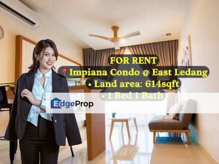 Impiana Condominium @ East Ledang 1Bed 1Bath fully furnished for Rent, Johor, 