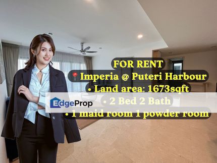 Imperia @ Puteri Harbour Mid Floor 2Bed 2Bath for Rent, Johor, Kota Iskandar