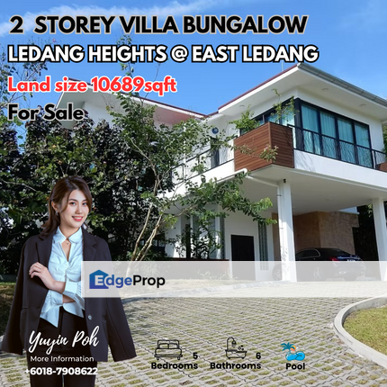 Ledang Heights @ East Ledang 2 Storey Villa Bungalow House for Sale, Johor, Nusajaya
