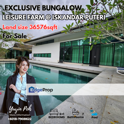 Leisure Farm @ Iskandar Puteri Exclusive Bungalow with Private Pool, Johor, Gelang Patah