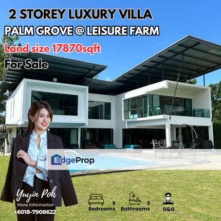 Palm Grove @ Leisure Farm Double Storey Luxury Villa, Johor, Gelang Patah