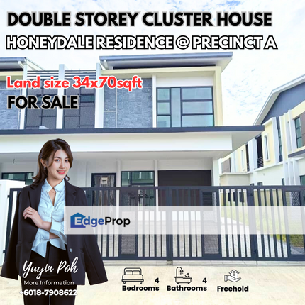 Honeydale Residence @ Impian Emas Double Storey Cluster House, Johor, Skudai