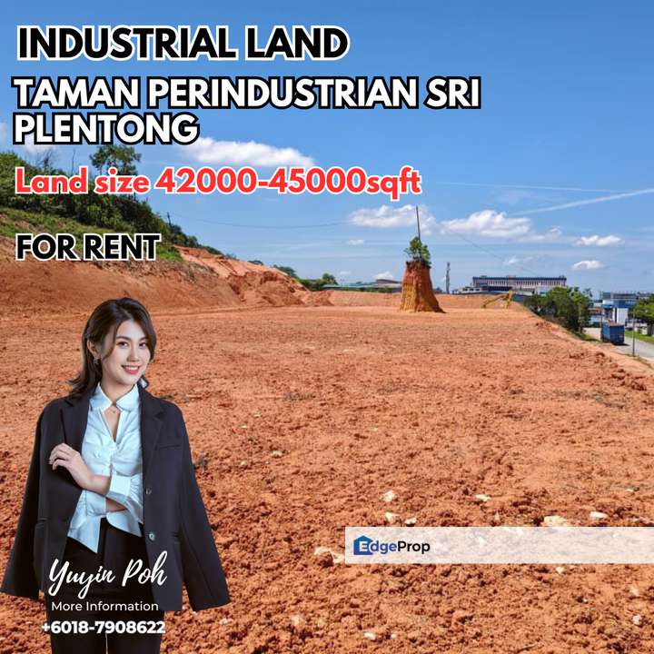 Taman Perindustrian Sri Plentong Industrial Land for Rent, Johor, Masai