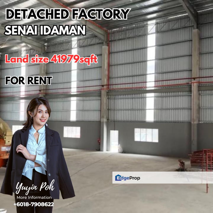 Senai Idaman Detached Factory Medium Industry for Rent, Johor, Senai