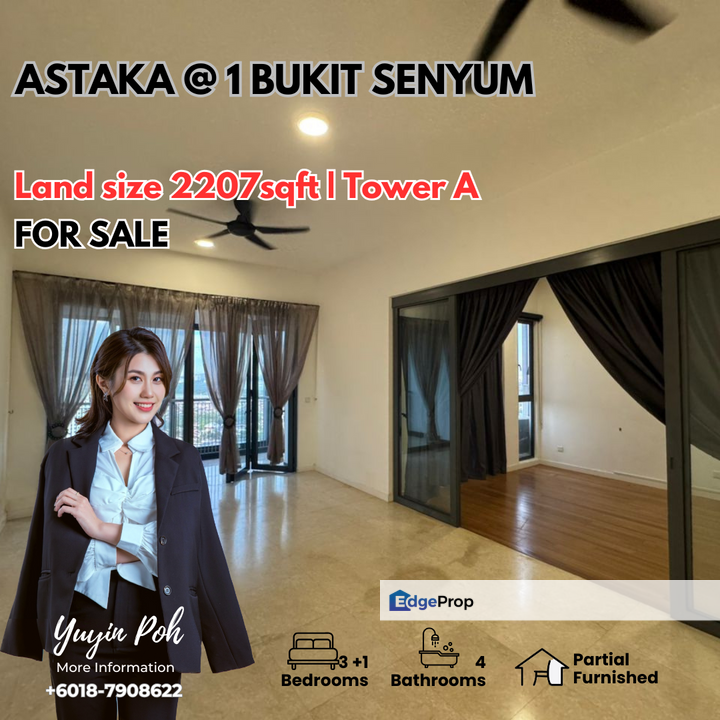The Astaka @ 1 Bukit Senyum Tower A Seaview High Floor, Johor, Johor Bahru